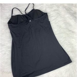 Lululemon Power Y Black Tank Top